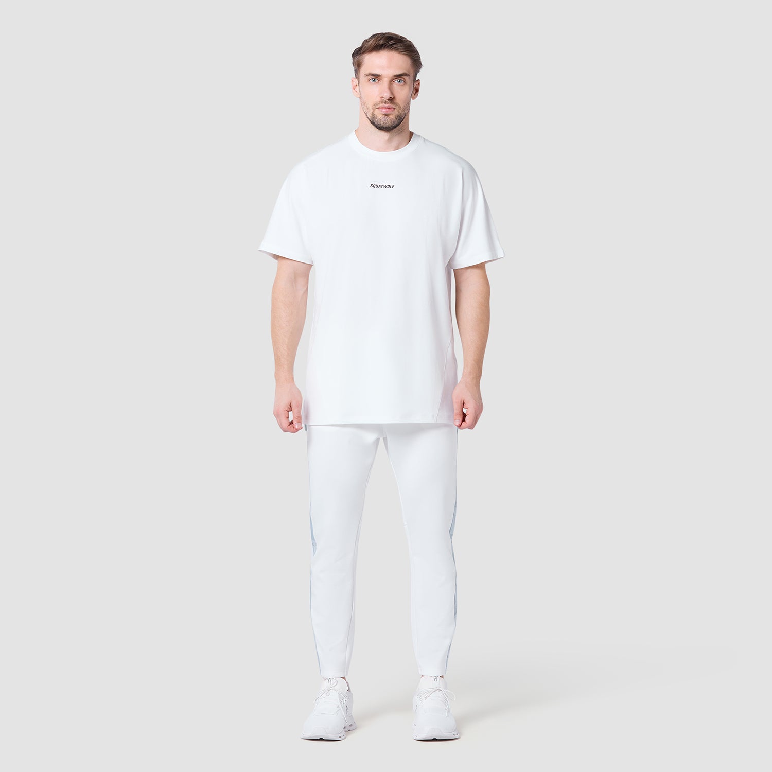 Mens Oversized Pump Cover Short Sleeve T-Shirt
