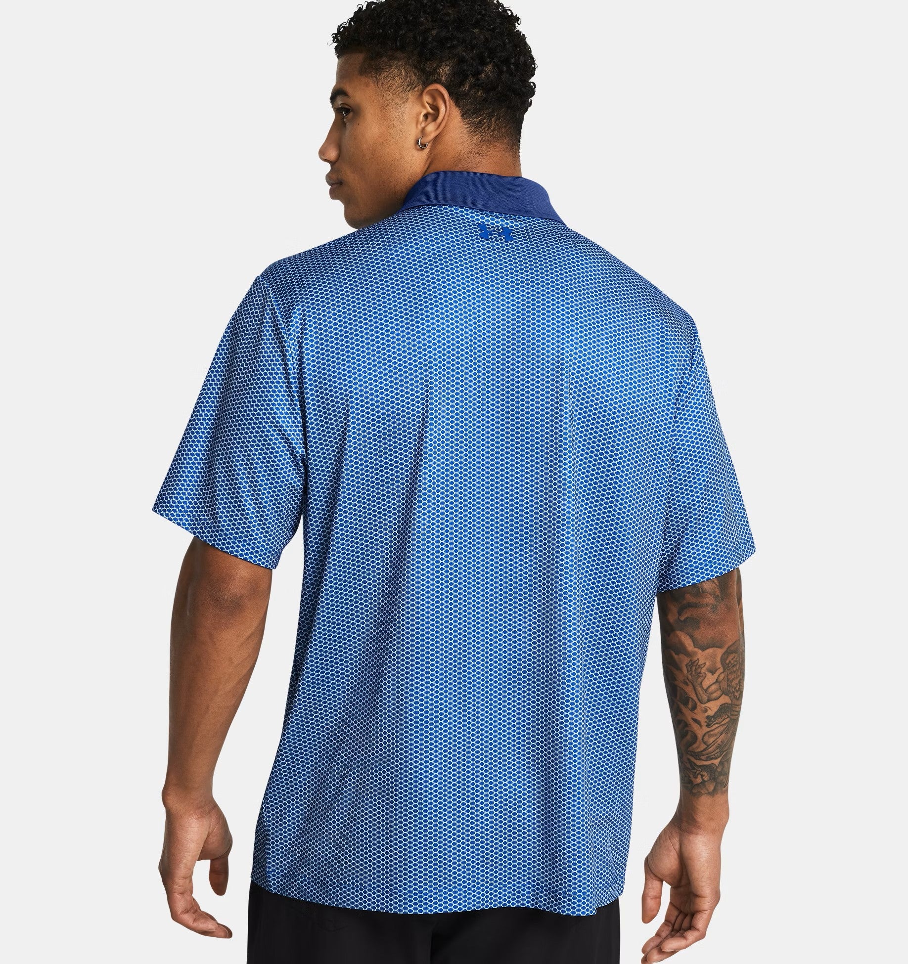 Mens Performance Printed Golf Polo