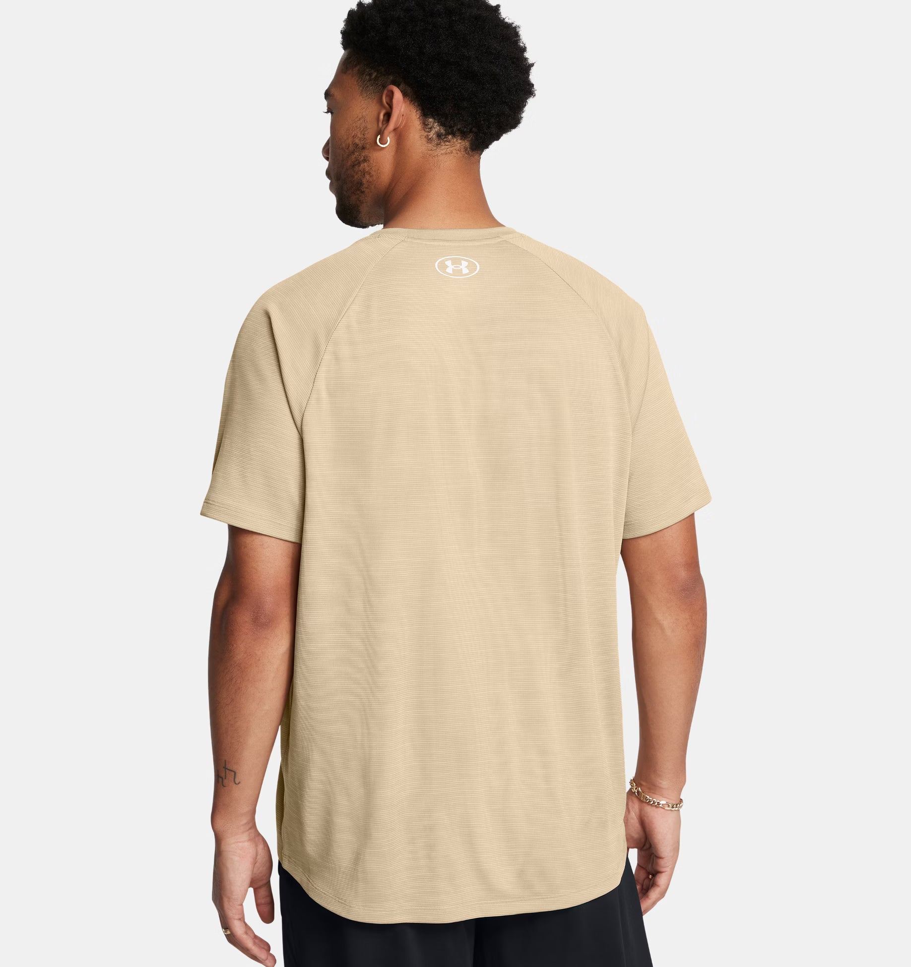 Mens Tech Textured Short Sleeve T-Shirt