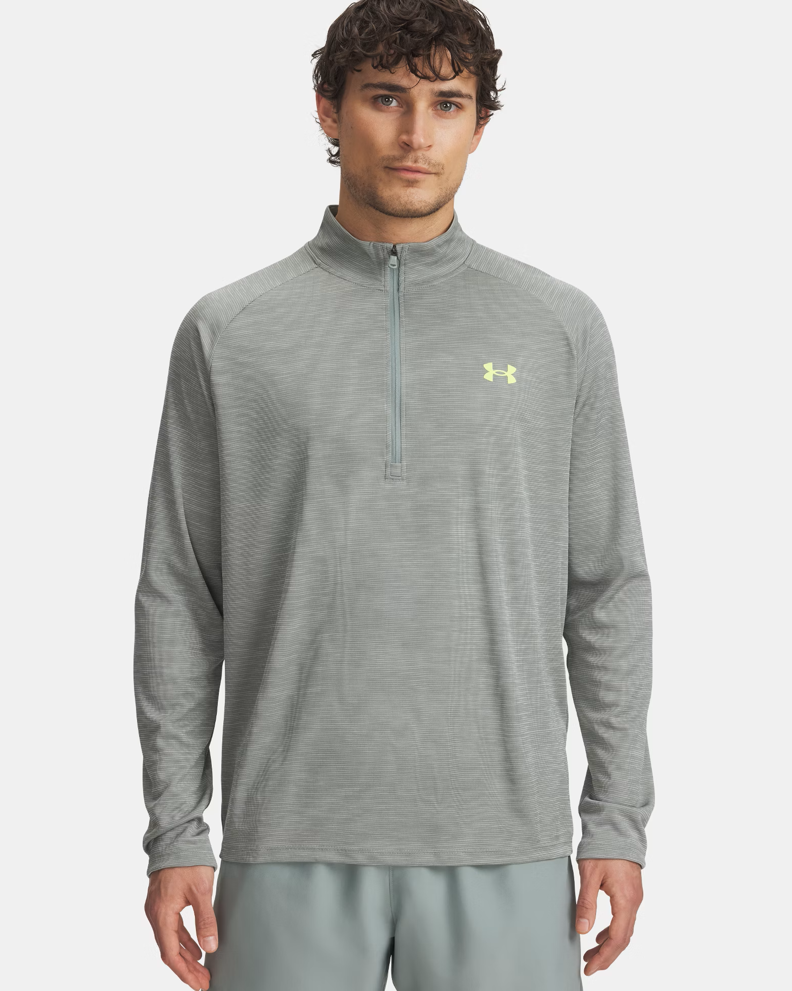 Mens Tech Textured 1/2 Zip