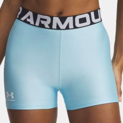 Womens Heat Gear Fitted 3" Shorts