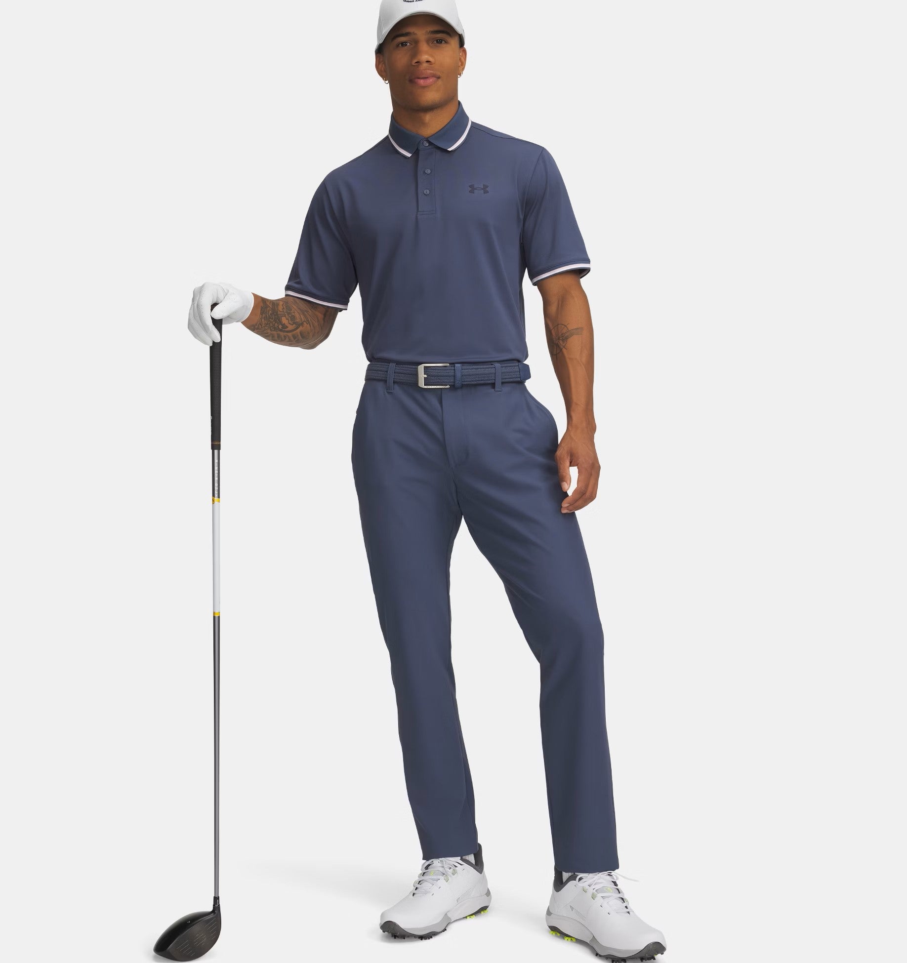Mens Playoff Rib Golf Polo