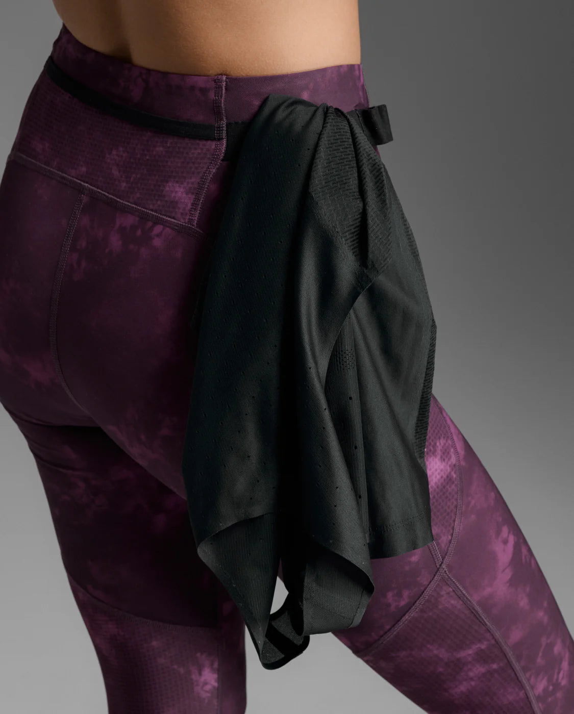 Womens Running Aero Mesh High Rise Compression Tight