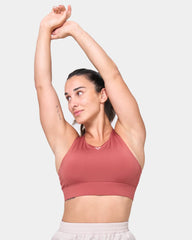 Womens Essential Racerback High Impact Sports Bra