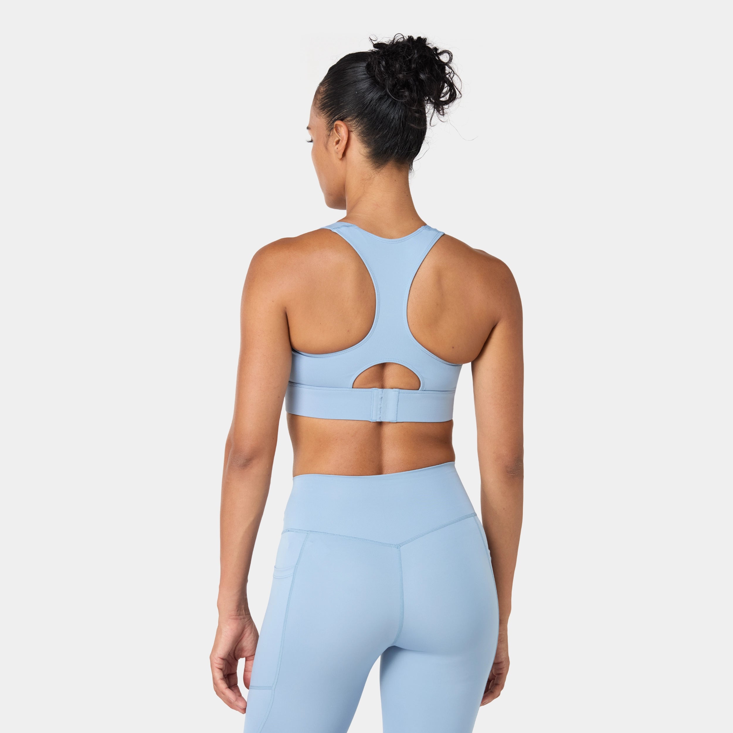 Womens Essential Racerback High Impact Sports Bra