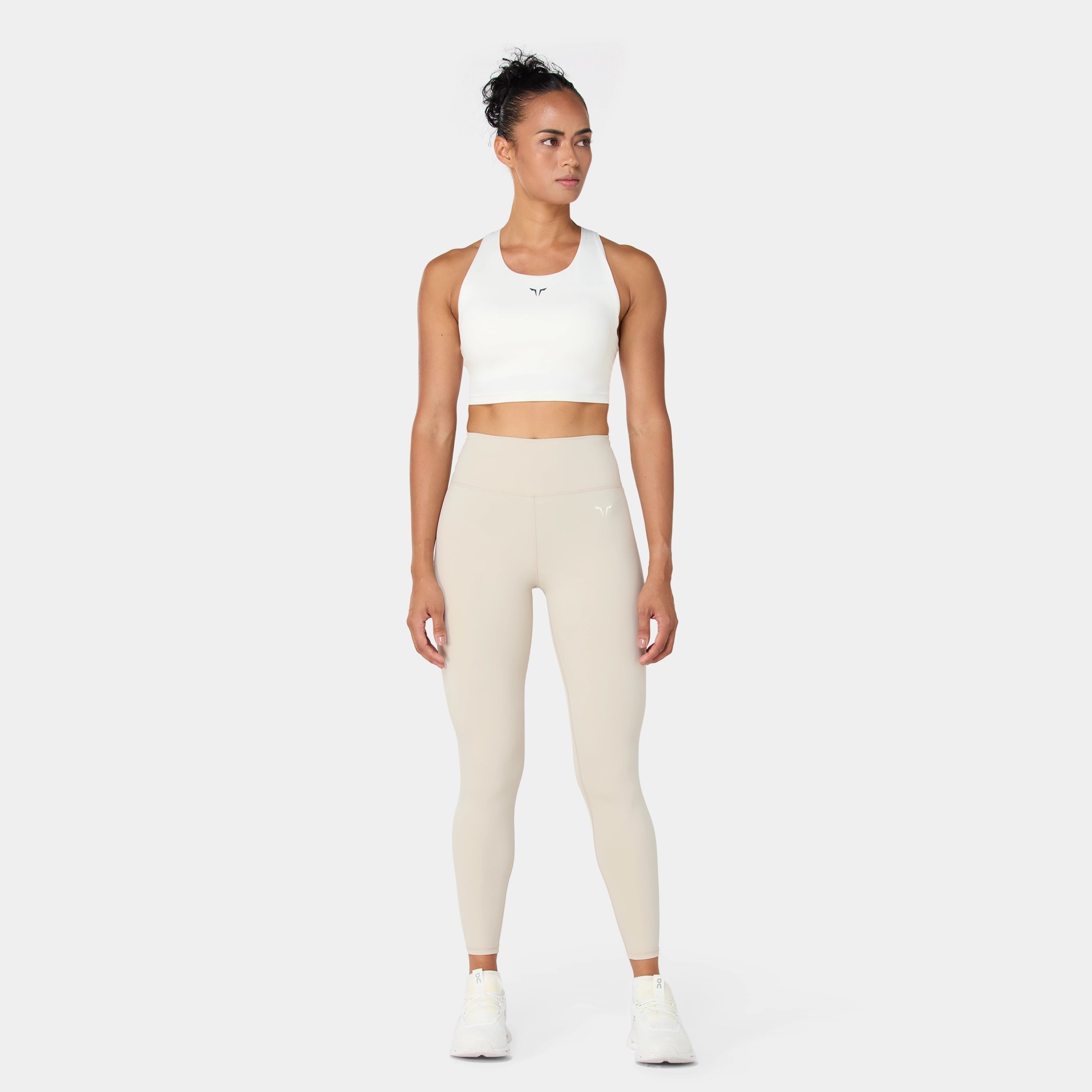 Womens Essential Racerback Brami Medium Impact Sports Bra