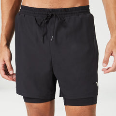 Mens Essential 5 Inch 2 in 1 Short