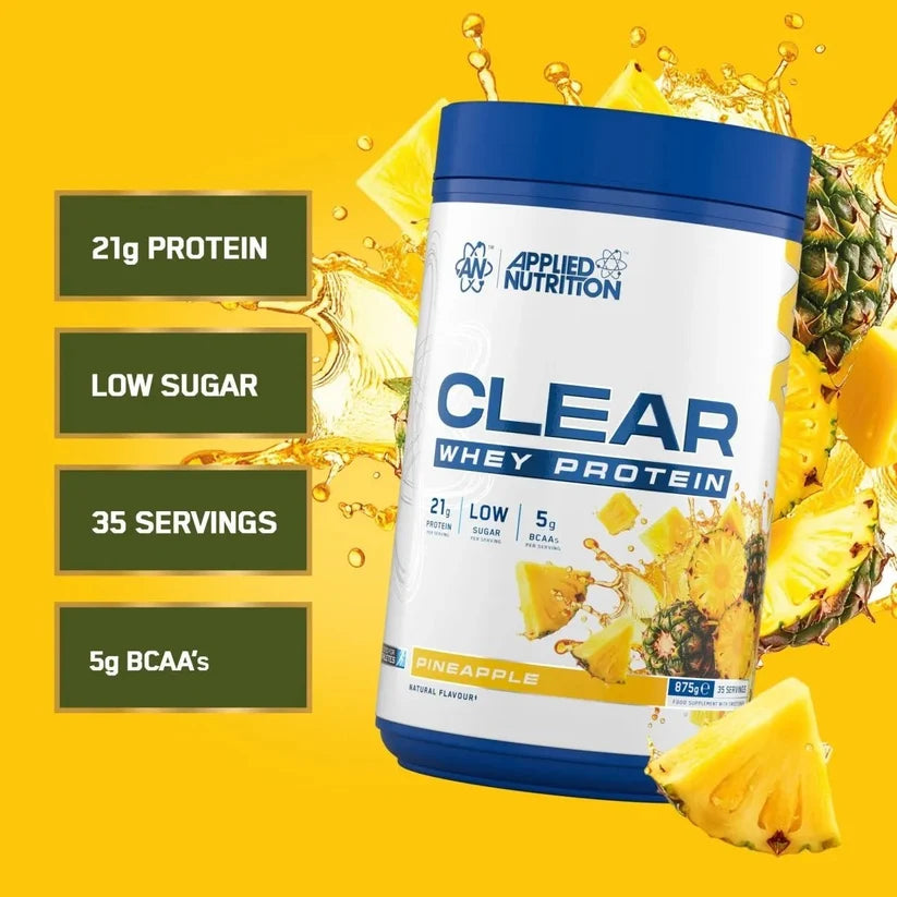 Clear Whey Protein Powder Pineapple 875 Grams
