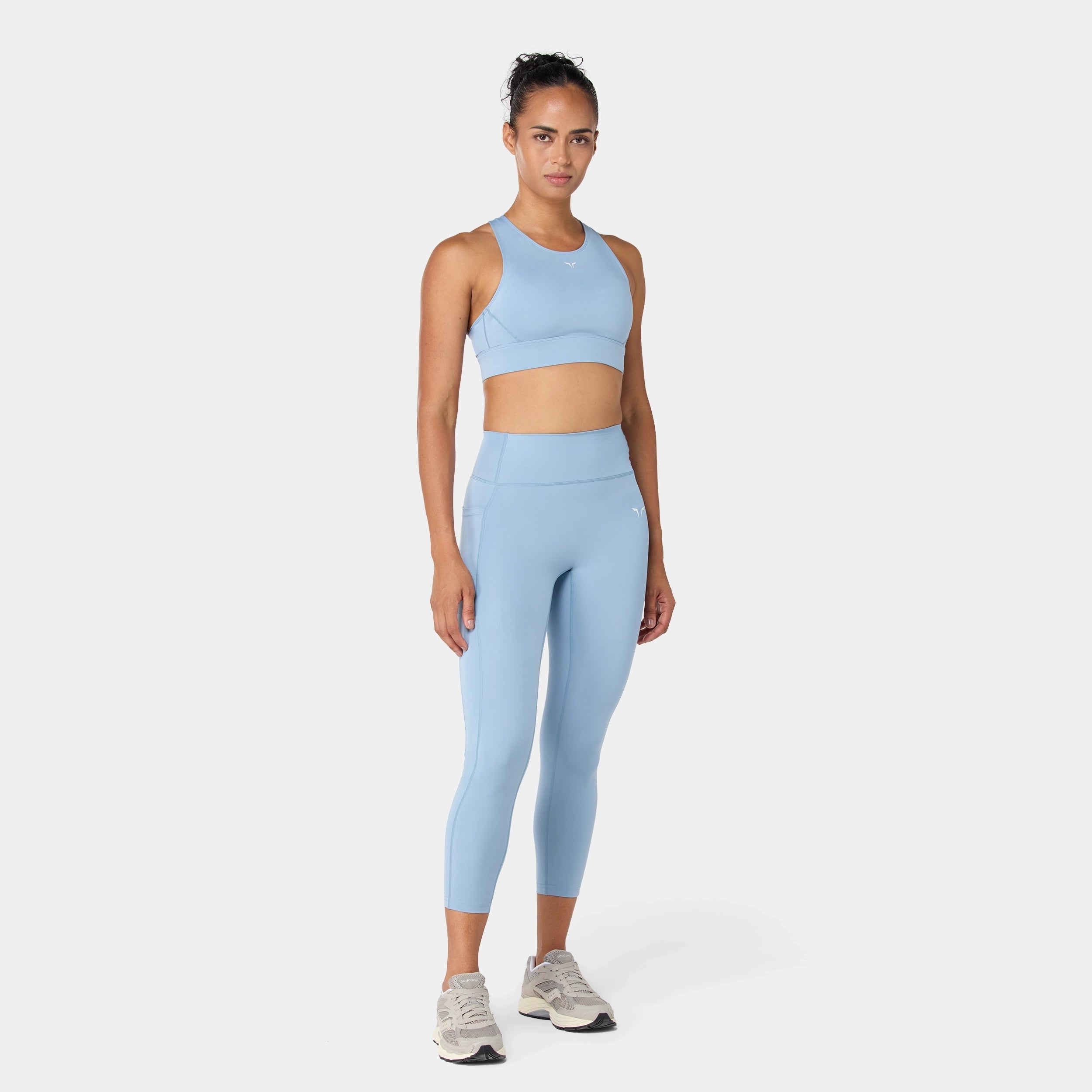 Womens Essential Anti Camel Toe High Waist 7/8 Tight