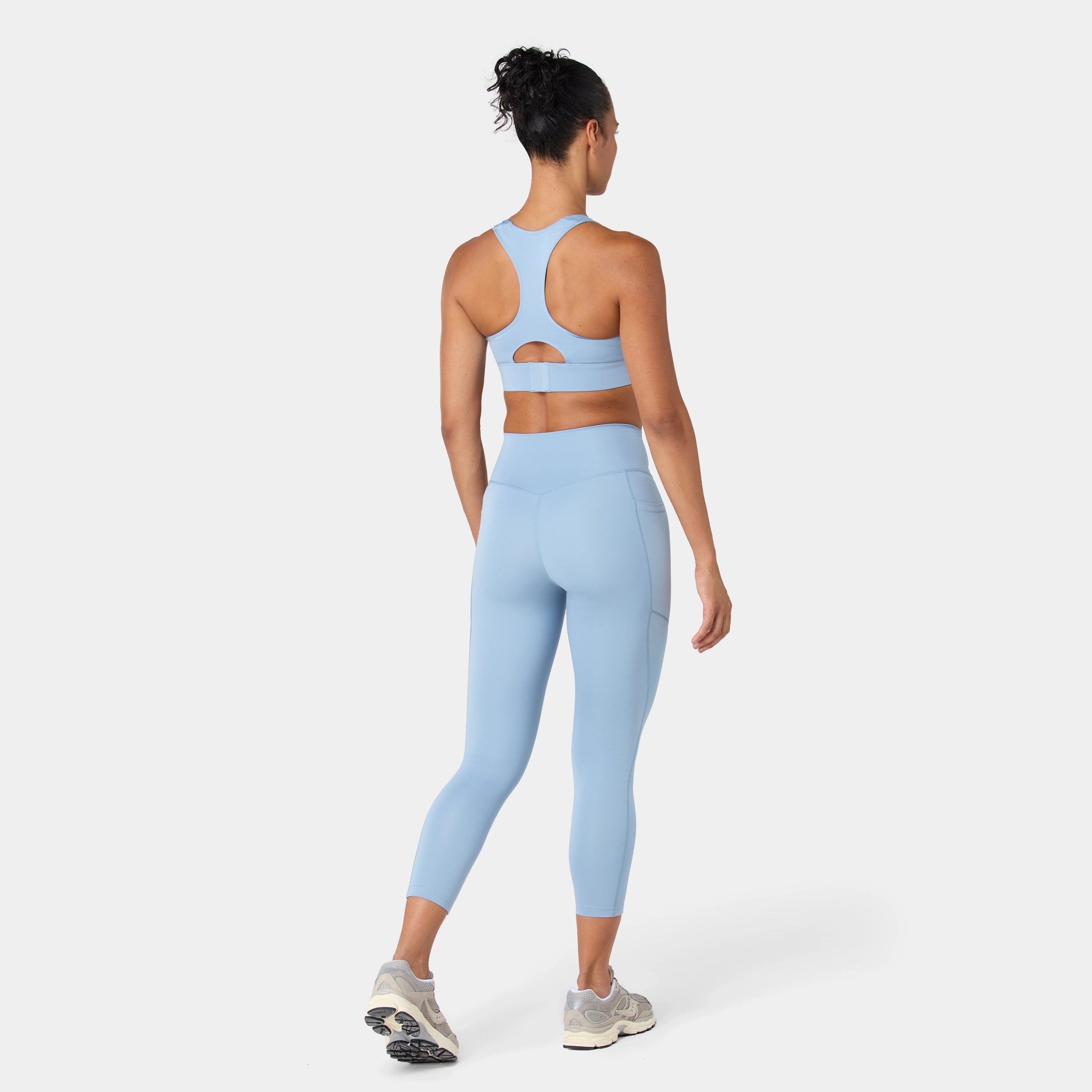 Womens Essential Anti Camel Toe High Waist 7/8 Tight