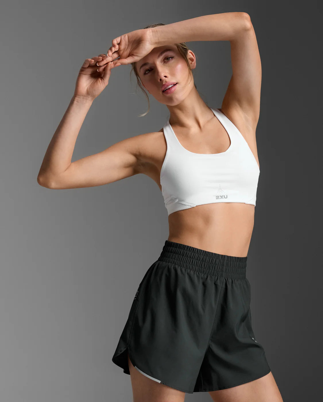 Womens Aero Mesh Medium Impact Sports Bra