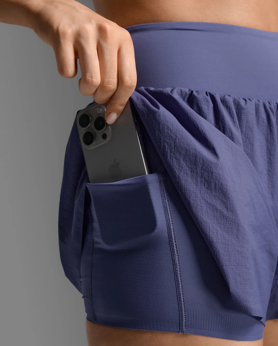 Womens Running Aero 2in1 High Rise 3" Shorts