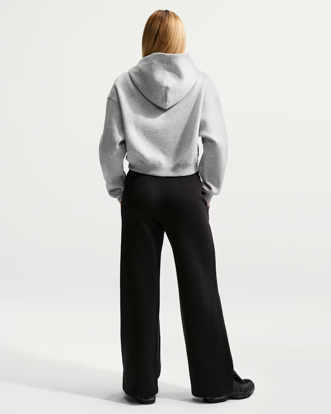 Womens Lifestyle Phoneix Fleece Wide Leg High Rise Pant