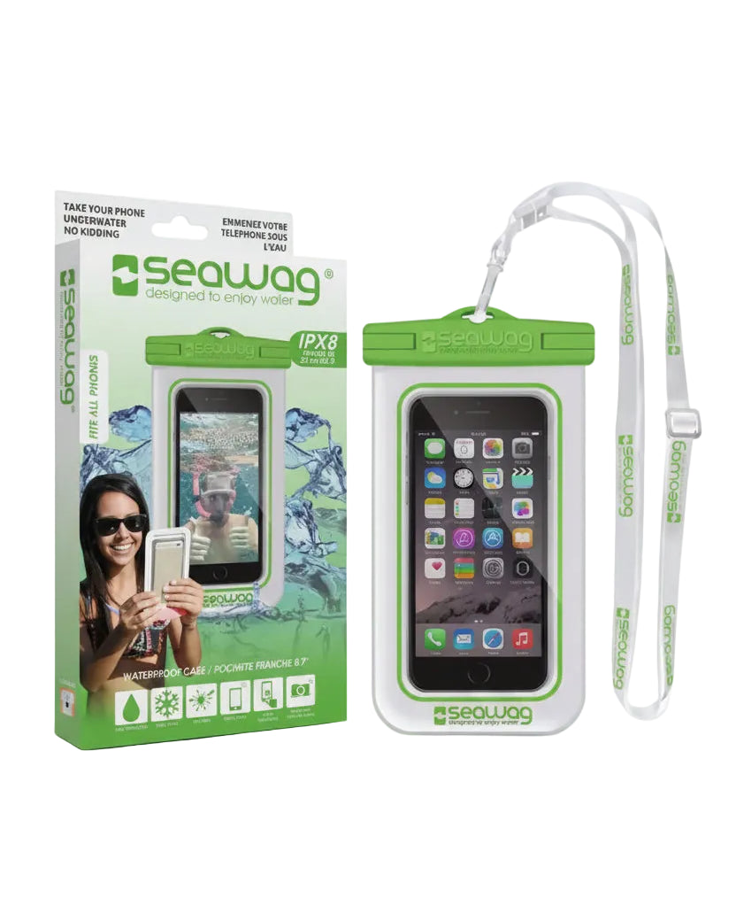 Waterproof Case For Smartphone White And Green