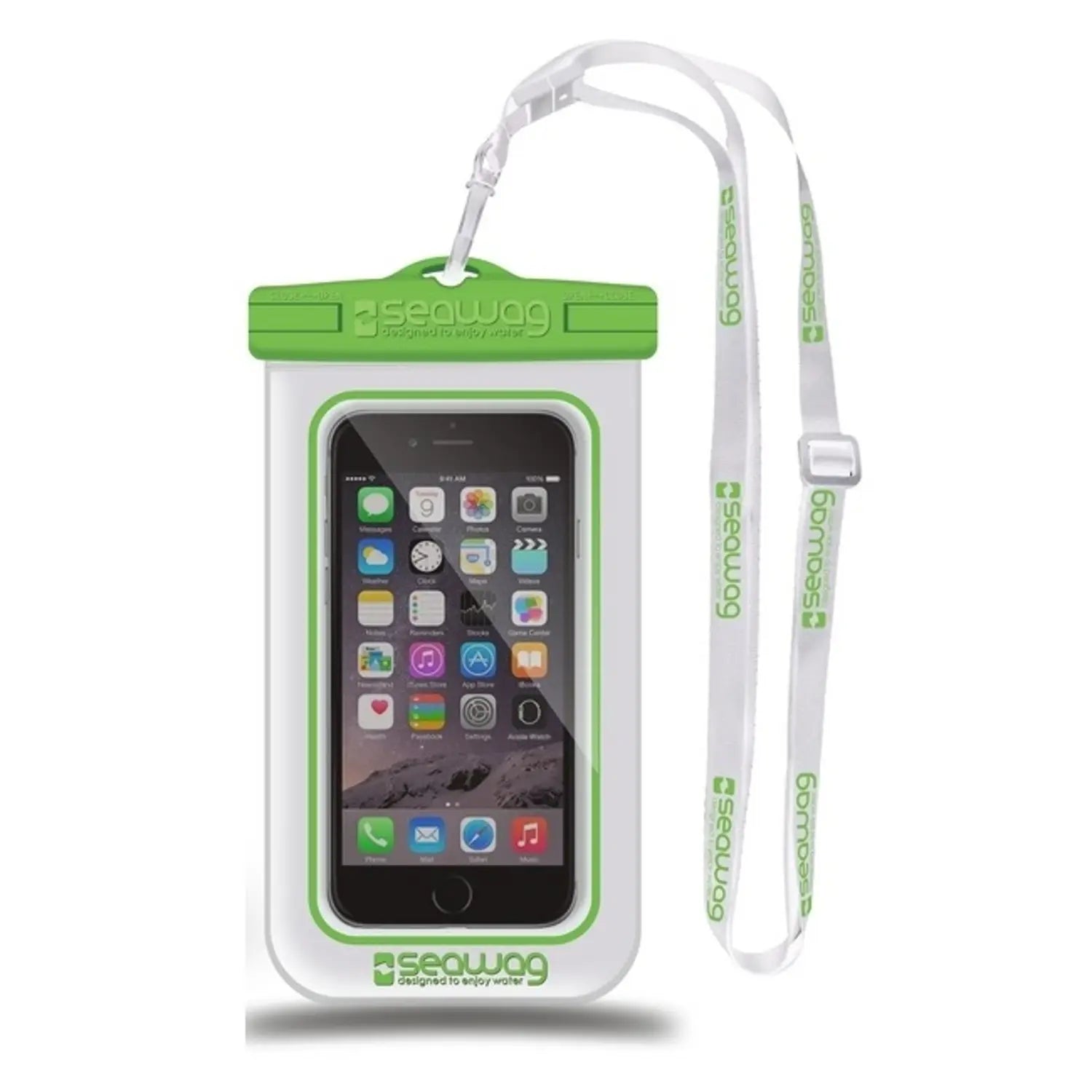 Waterproof Case For Smartphone White And Green