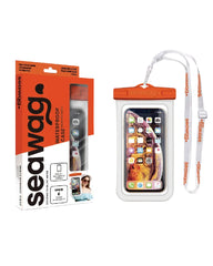 Waterproof Case For Smartphone White and Orange