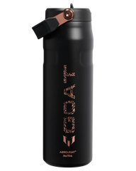 Messi x Iceflow Flip Straw 2.0 Goat Black 24 Ounce Bottle