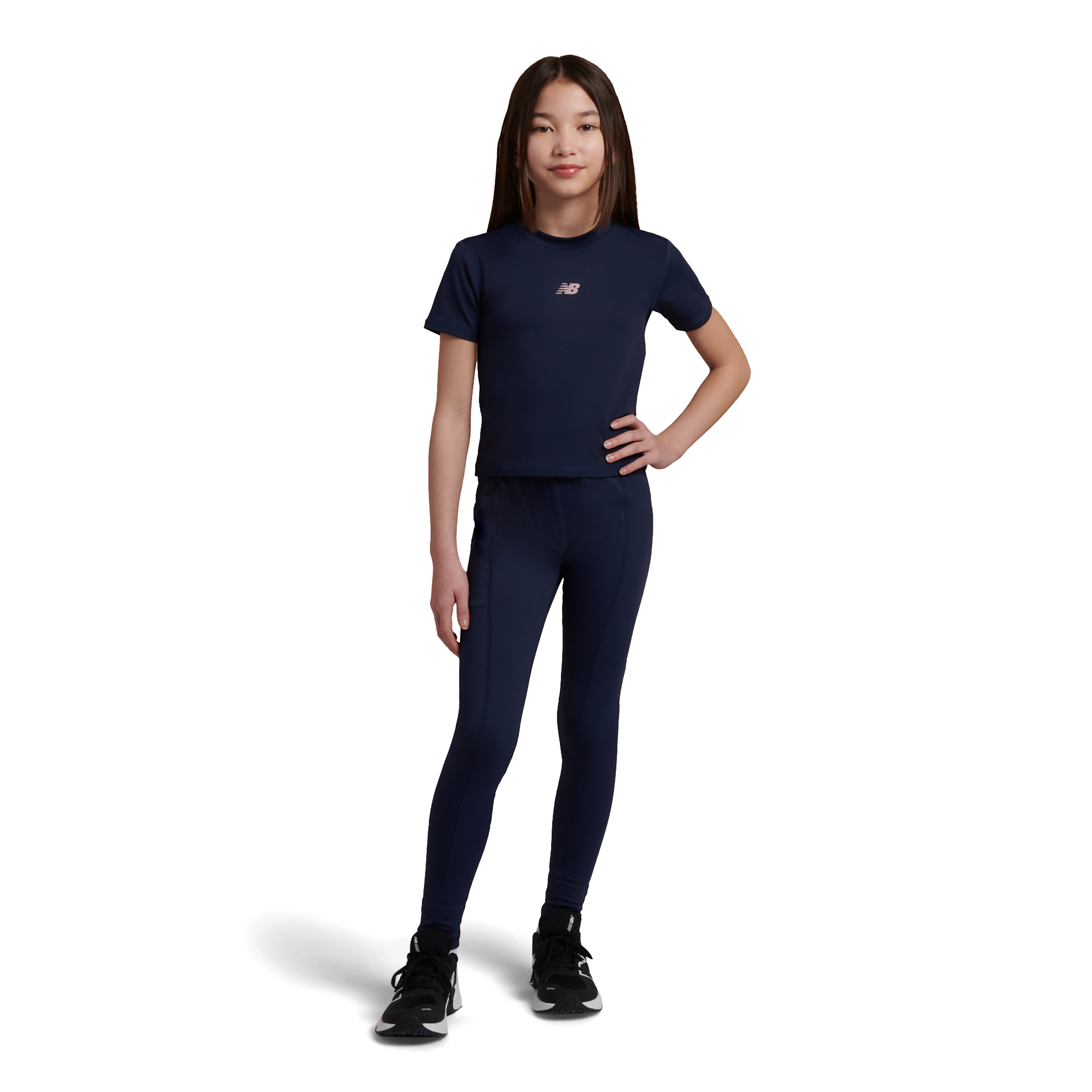 Junior Girls Running Pocket Harmony Legging