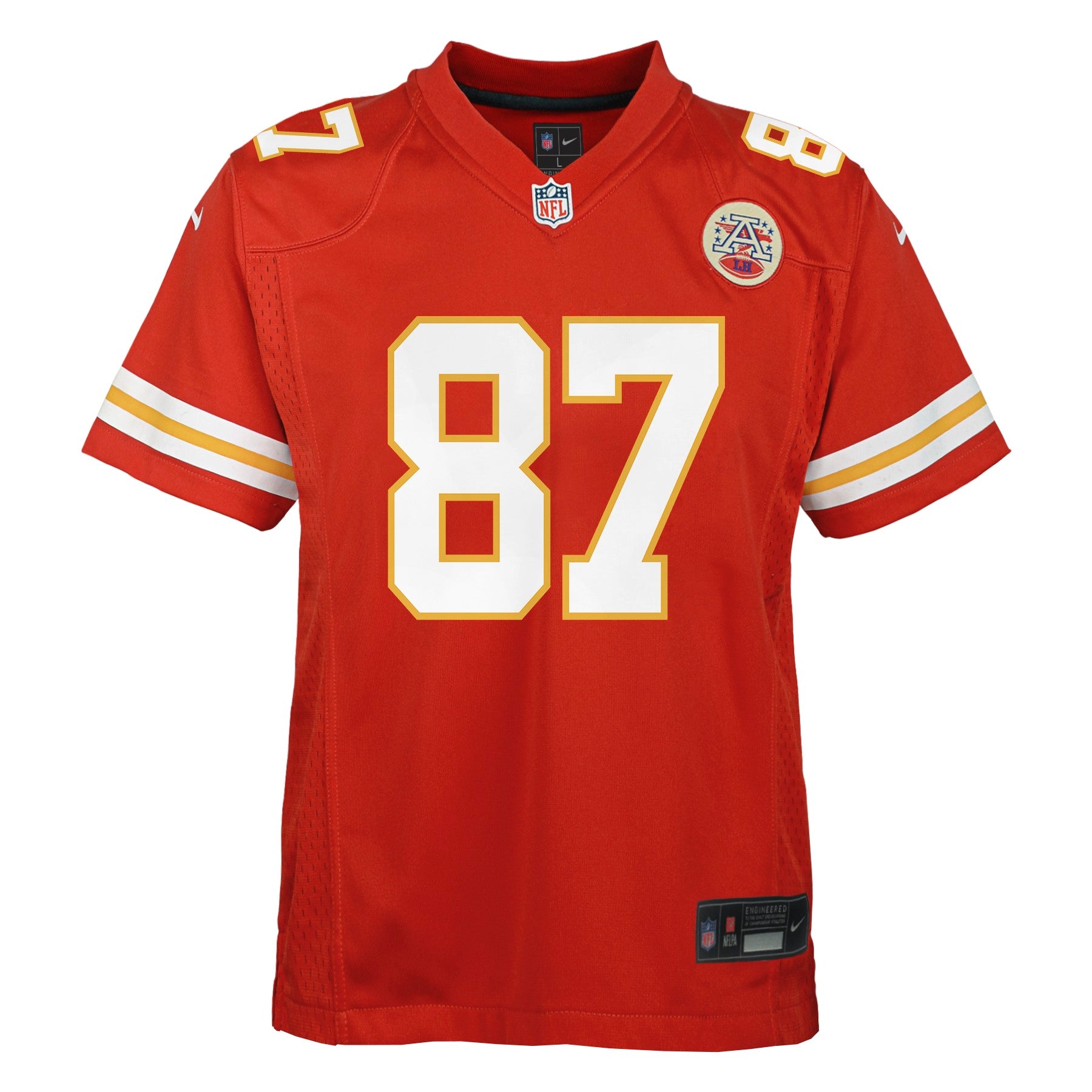 Junior Kansas City Chiefs Travis Kelce Home Jersey