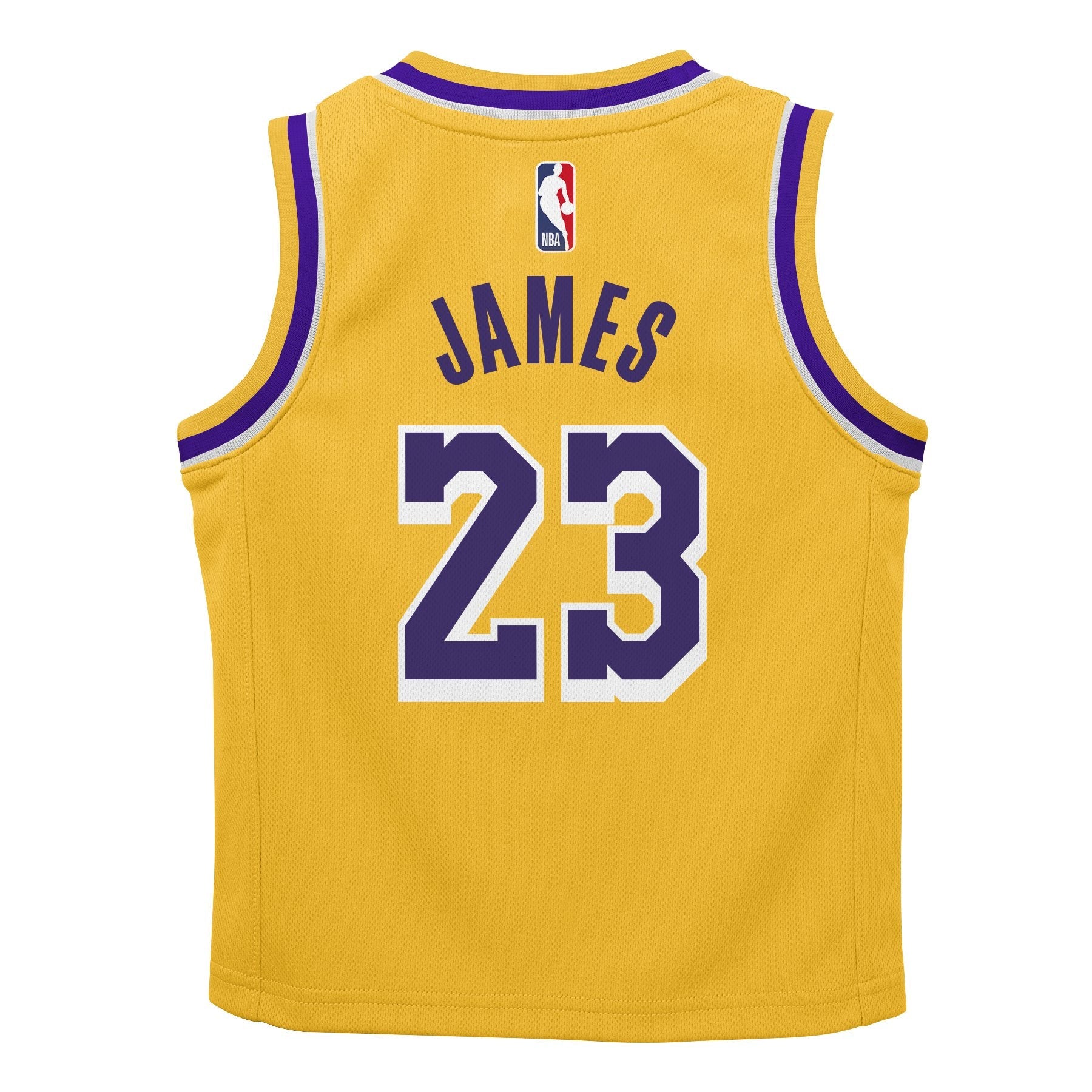 Kids Los Angeles Lakers Lebron James Icon Replica Jersey Set