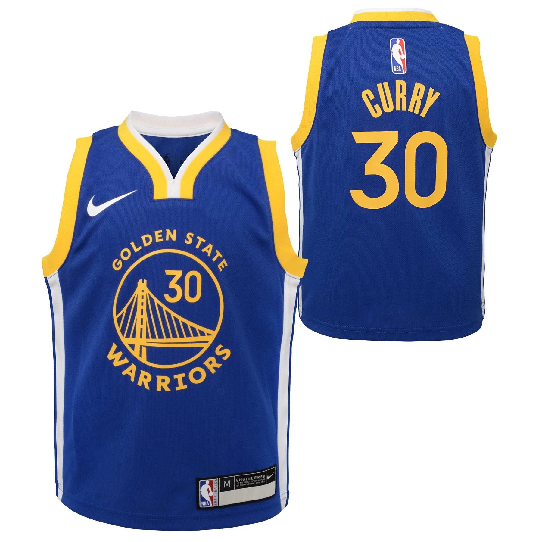 Junior Golden State Warriors Stephen Curry Icon Replica Jsy