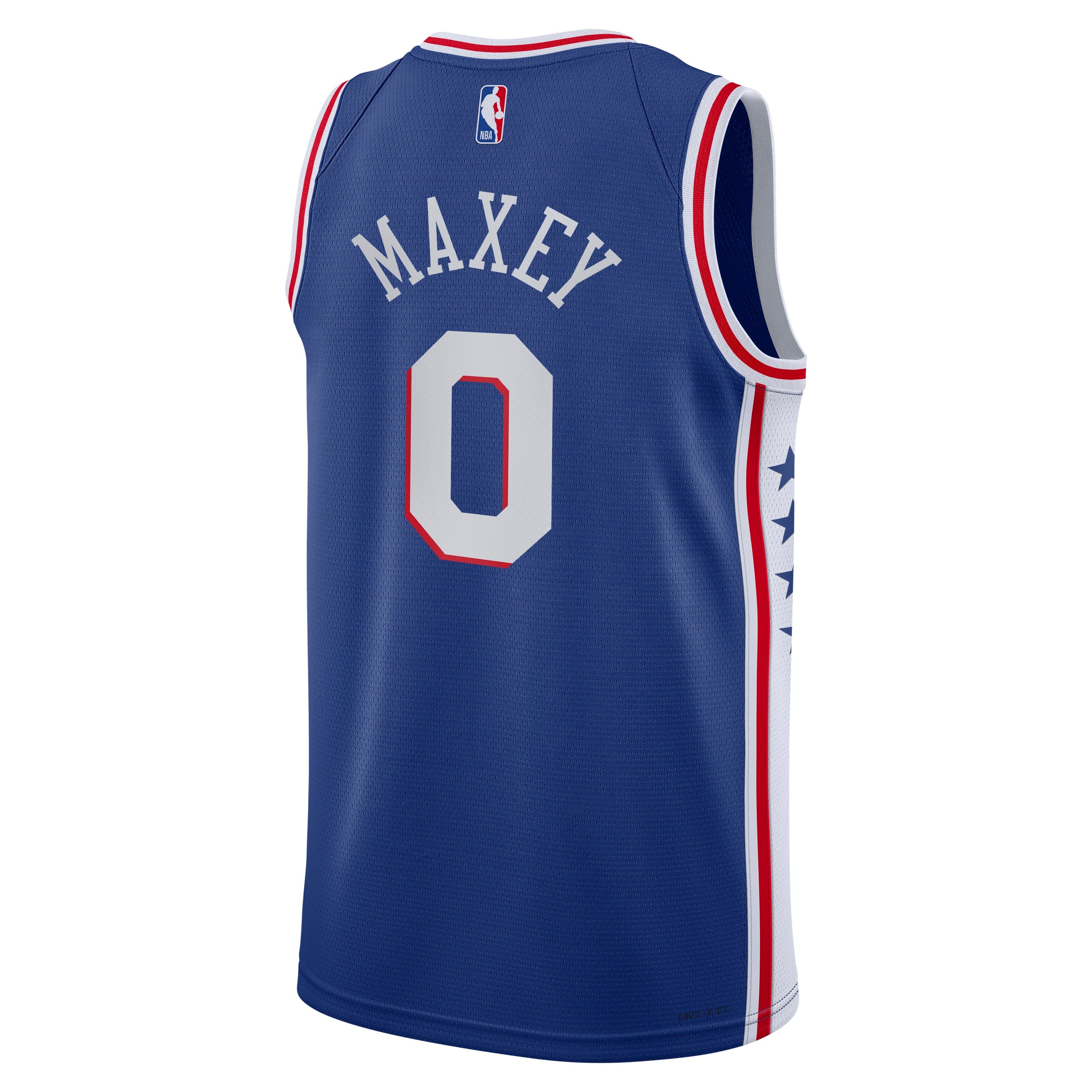 Mens Philadelphia 76ers Tyrese Maxey Icon Replica Jersey