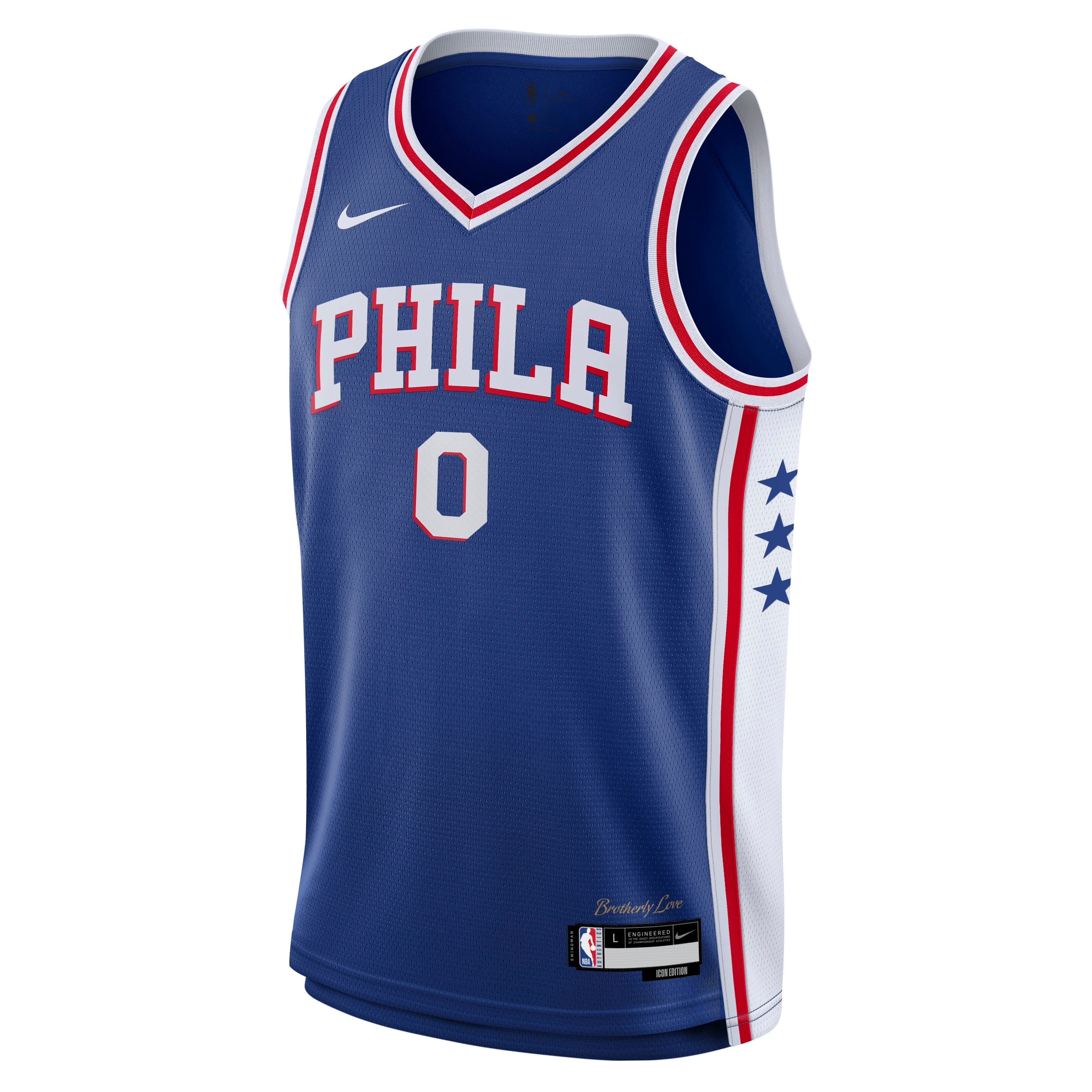 Junior Philadelphia 76ers Tyrese Maxey Icon Replica Jersey