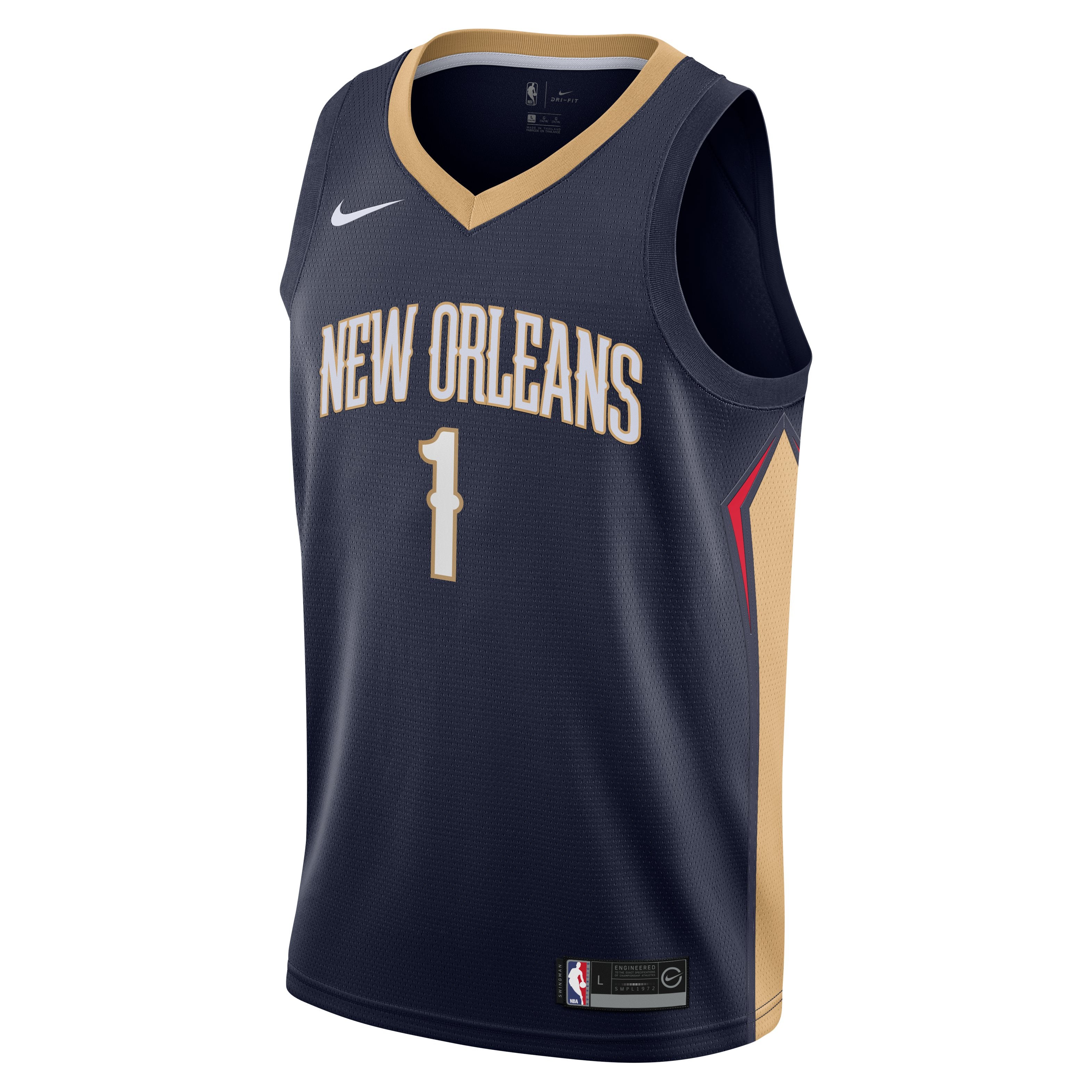 Junior New Orleans Pelicans Zion Williamson Icon Repl Jersey