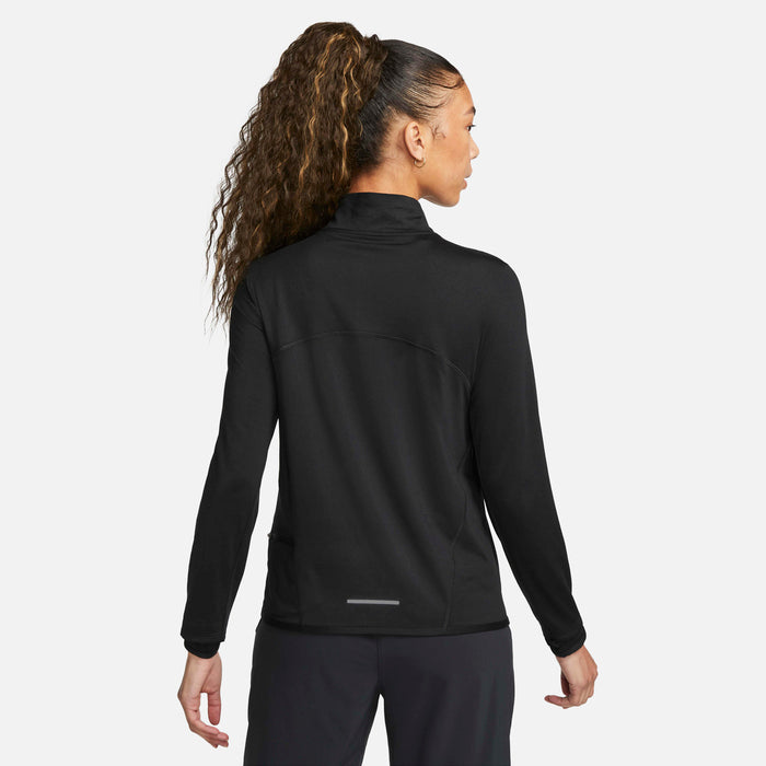 Womens Running Dri-Fit Element Half Zip Long Sleeve T-Shirt