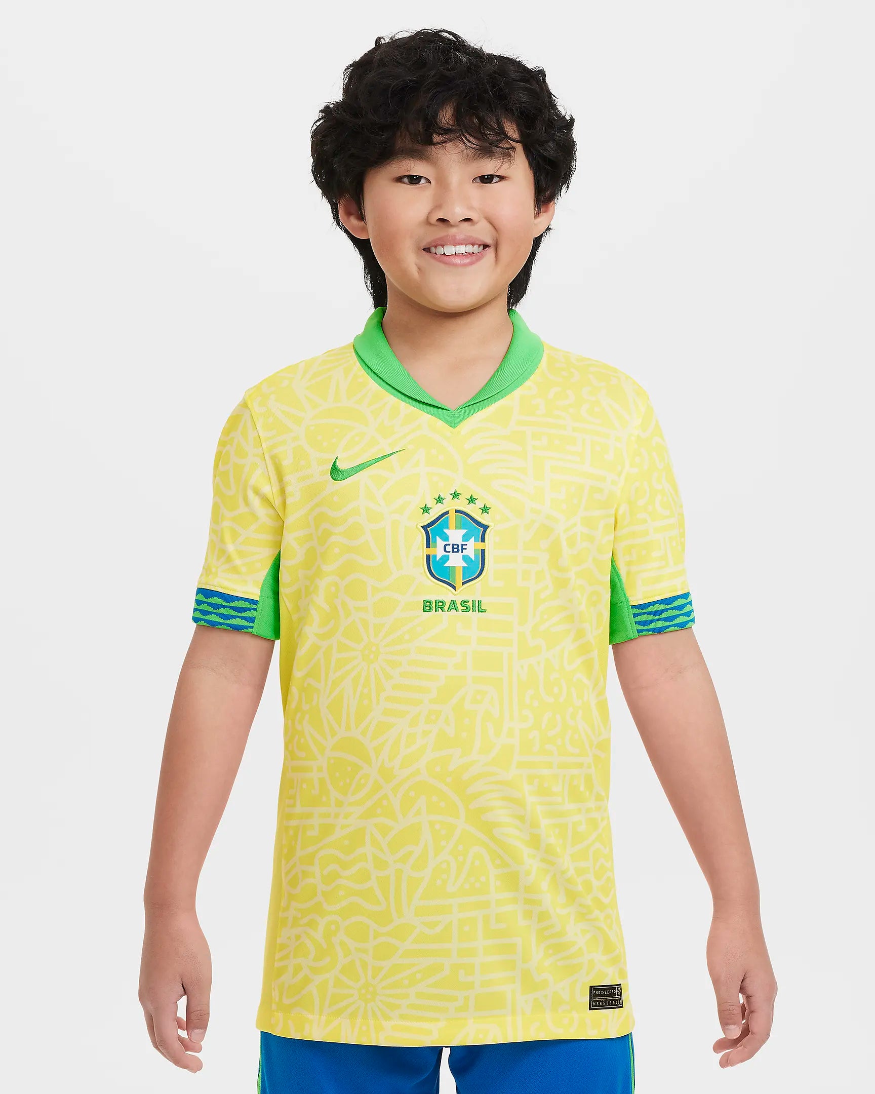 Junior Brazil Home 24/25 Replica Jersey