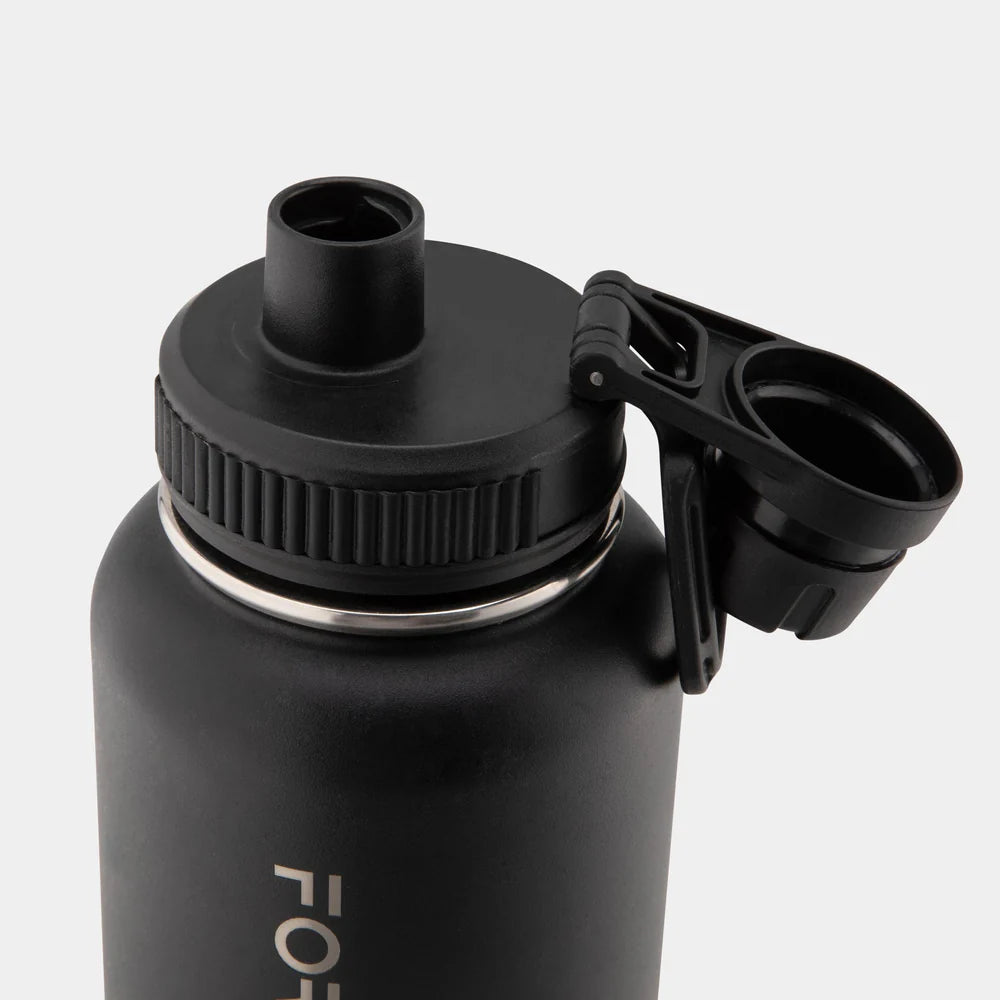 1L Flow Sports Bottle Black