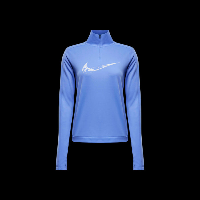 Womens Running Dri Fit Swoosh Half Zip Long Sleeve T-Shirt