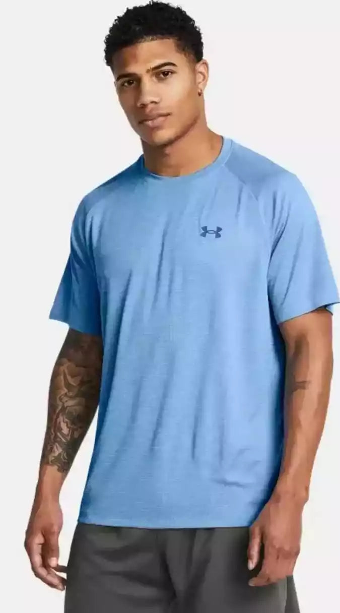 Mens Tech Textured Short Sleeve T-Shirt