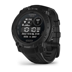 Instinct 3 Solar Tactical Watch Black Silicone Band 45 MM
