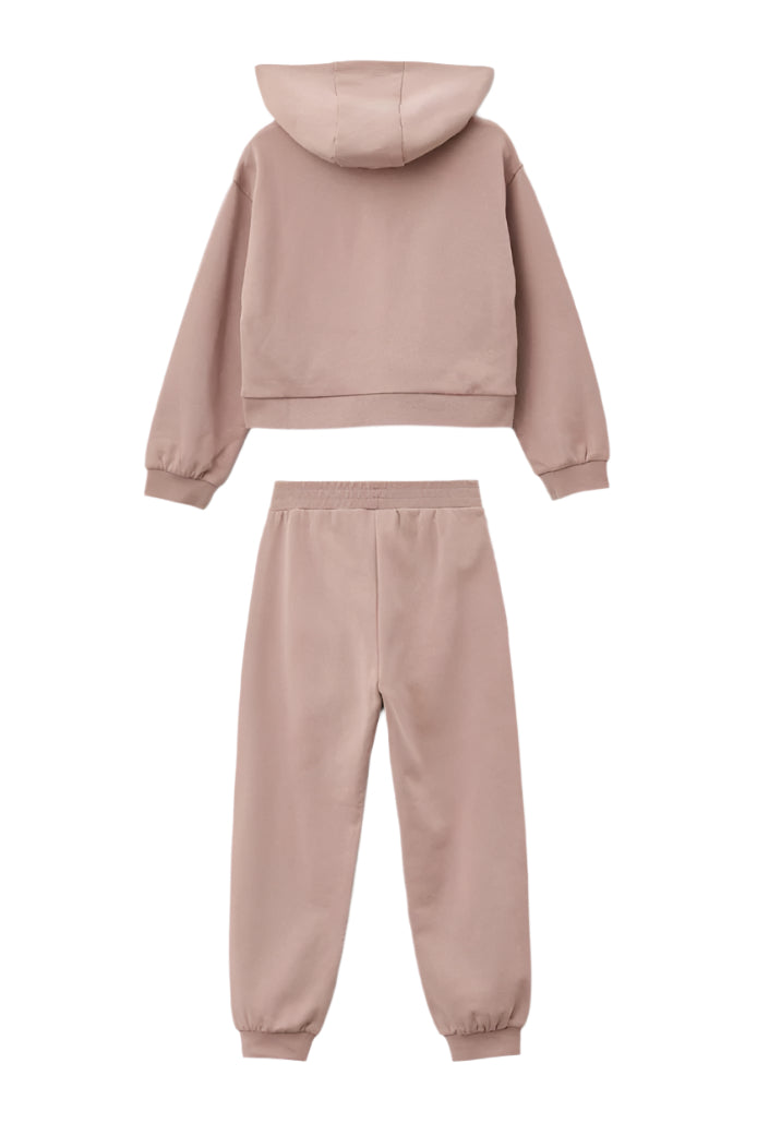 Girls Glitter Logo Tracksuit