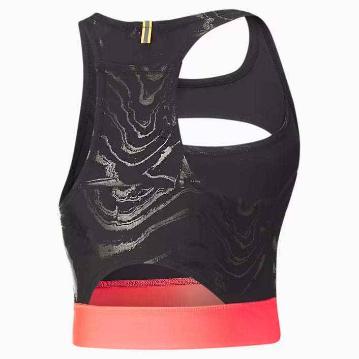 Womens Running Cutout Fitted Crop Tank