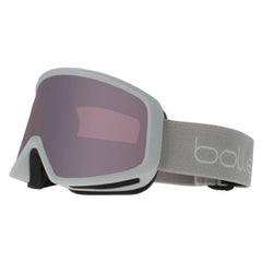 Bedrock Plus Light Grey Matte Band Vermillon Lens Ski Goggle