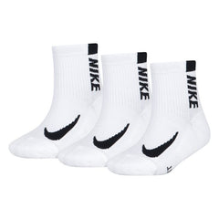 3 Pack Kids Multiplier Quarter Socks