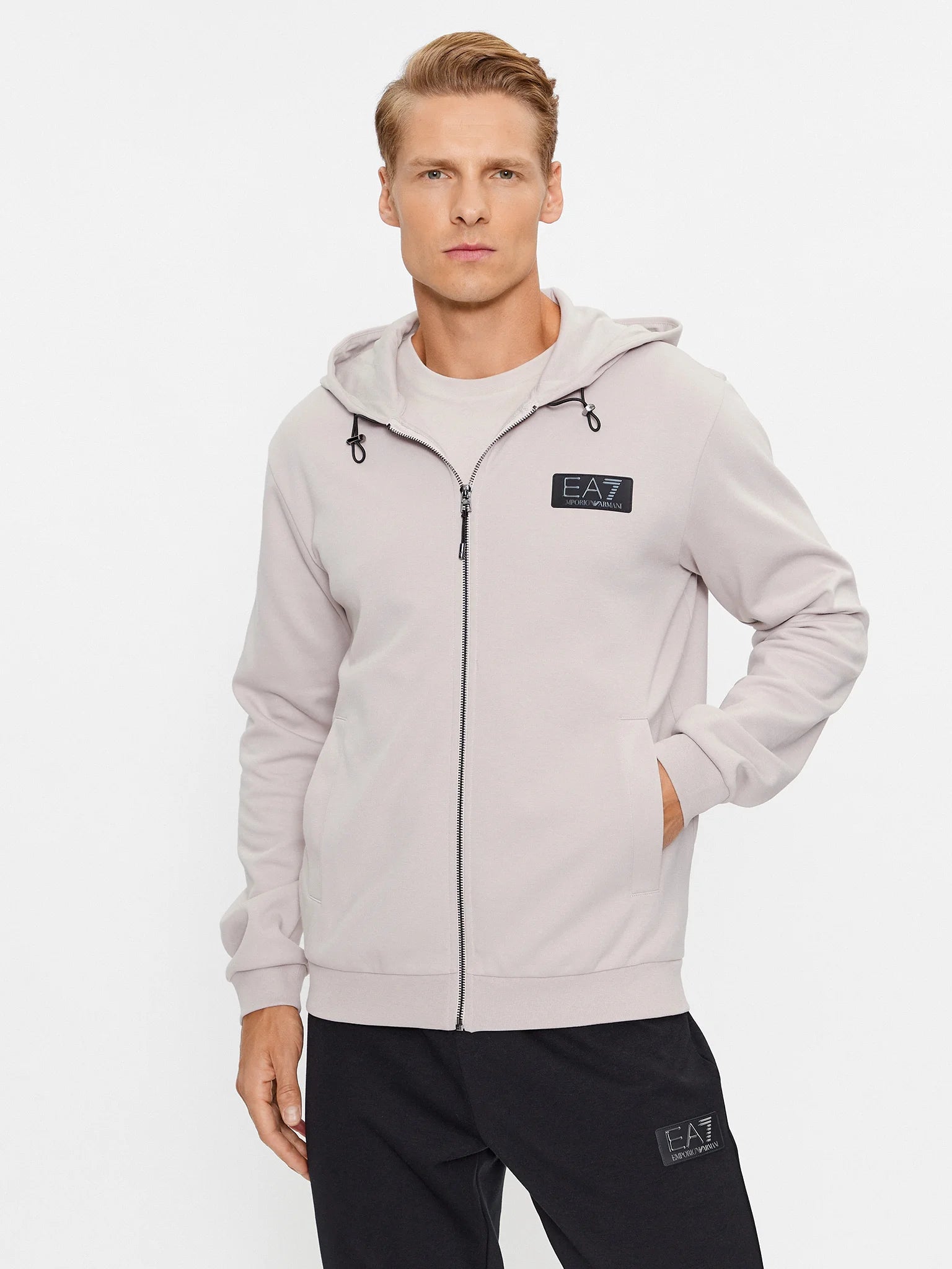 Mens Lux Identity Full Zip Hooded Jacket