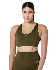 Womens Essential Mid Impact Adjustable Bra