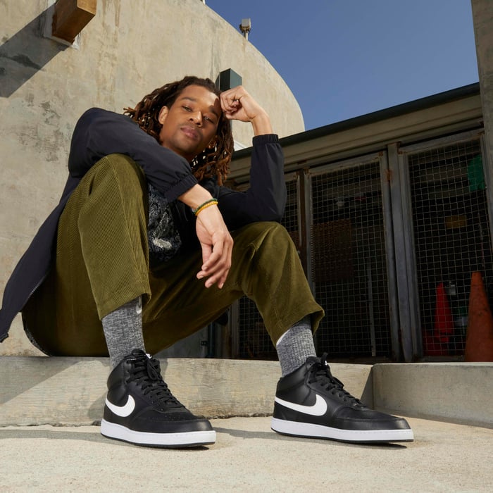 Mens Court Vision Mid Shoe