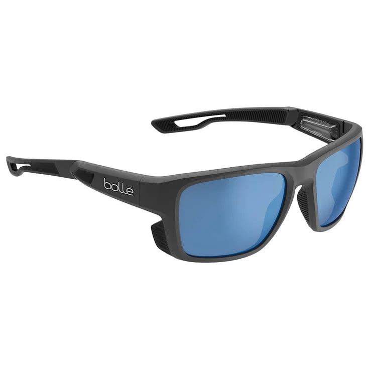 Airdrift Black Matte Volt+ Offshore Polarized Sport Sunglass
