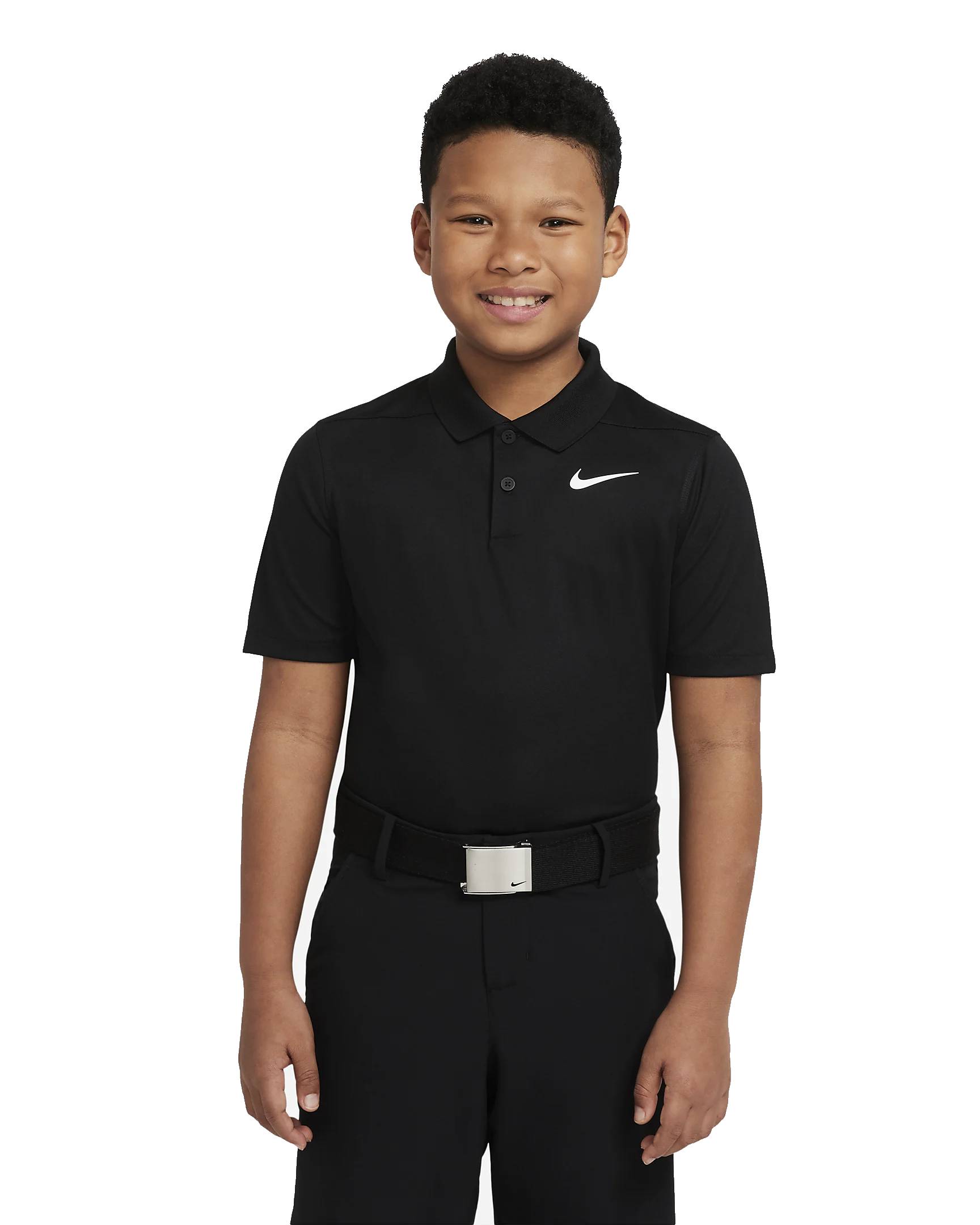 Boys Performance Dri-Fit Polo Short Sleeve T-Shirt