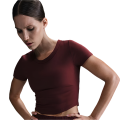 Womens Dri-Fit One Fitted Crop Tank