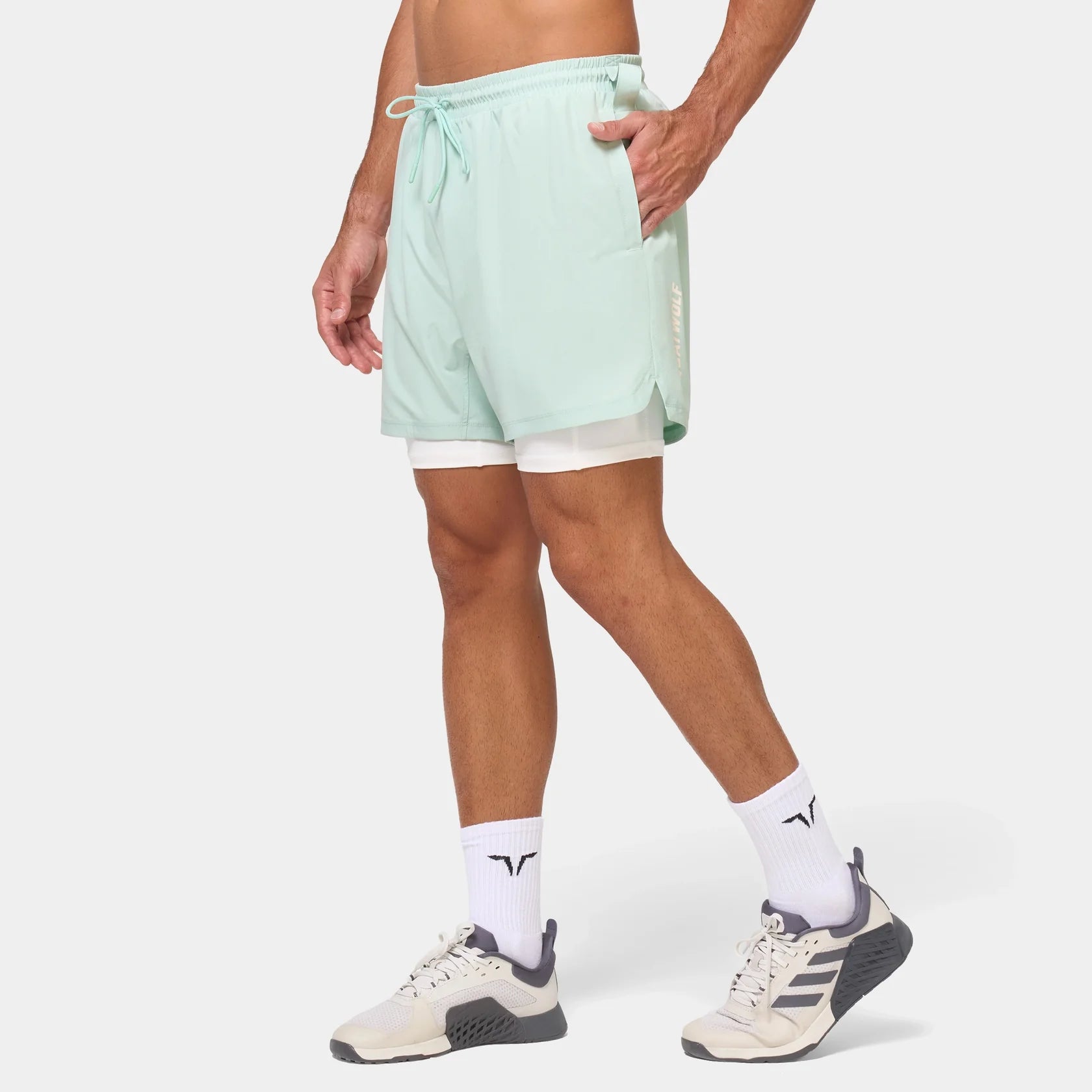 Mens Essential Pro 5 Inch 2 in 1 Short