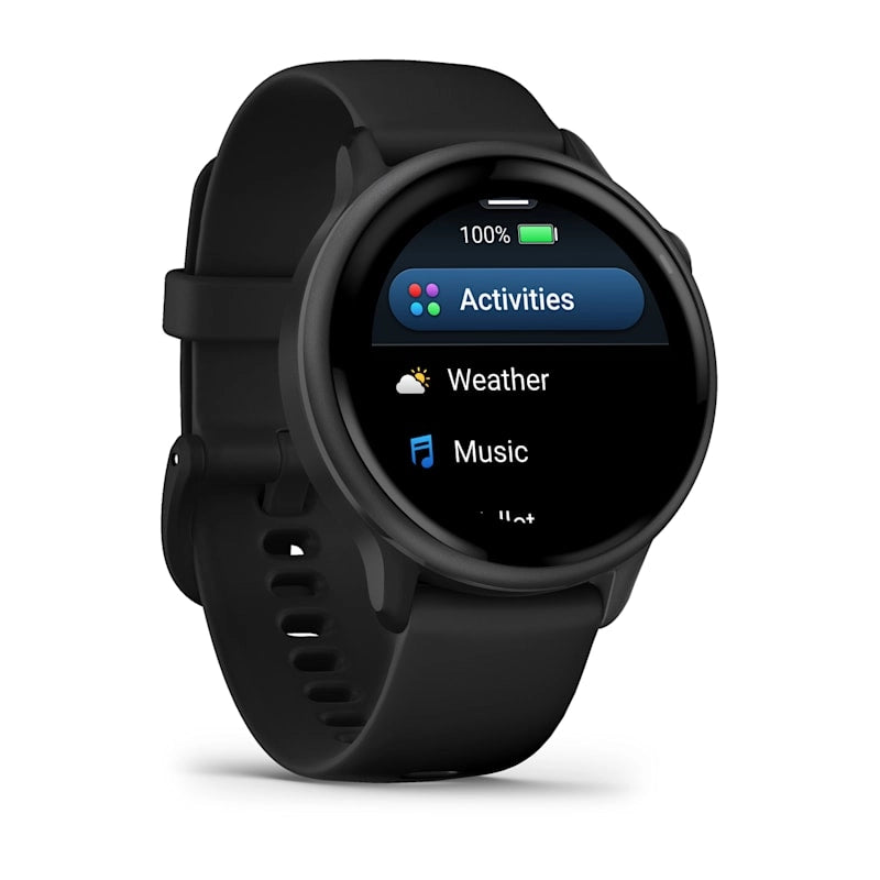 Vivoactive 6 Black With Black Silicon Band Smartwatch