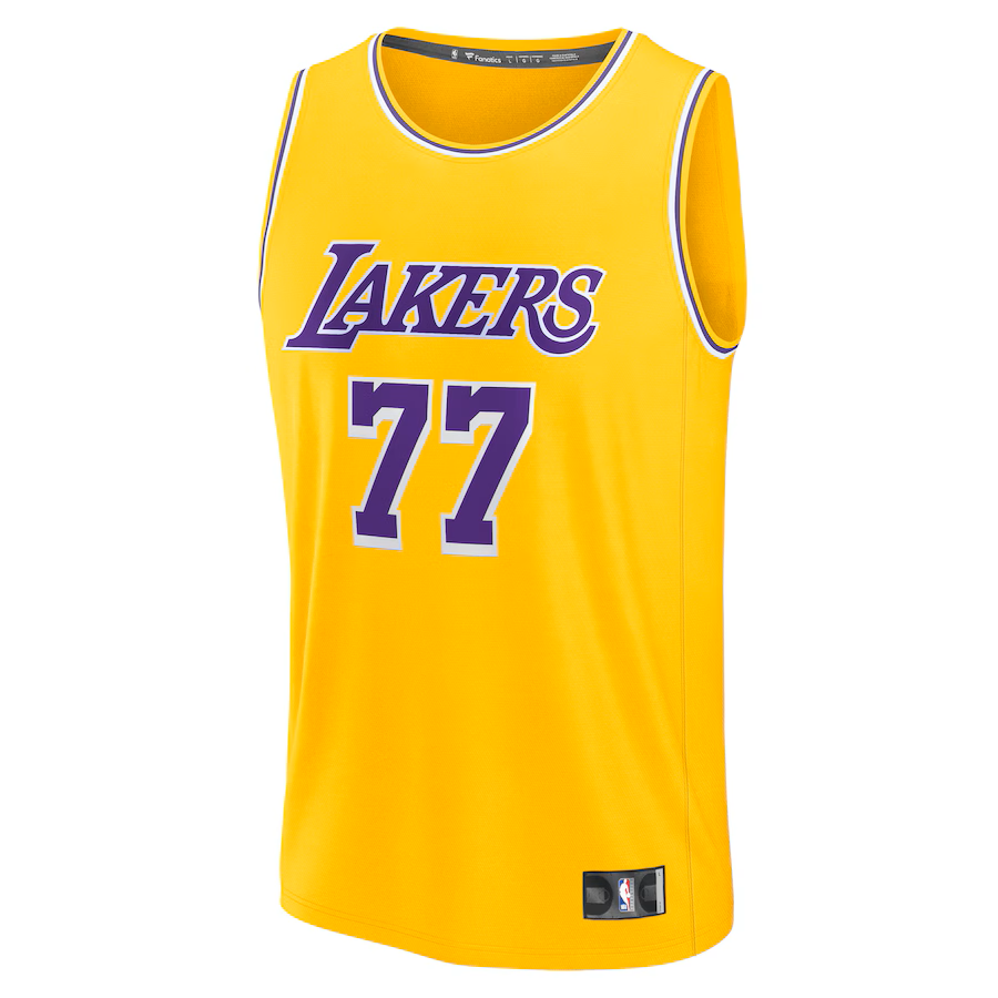 Mens Los Angeles Lakers Luka Doncic Icon Replica Jersey