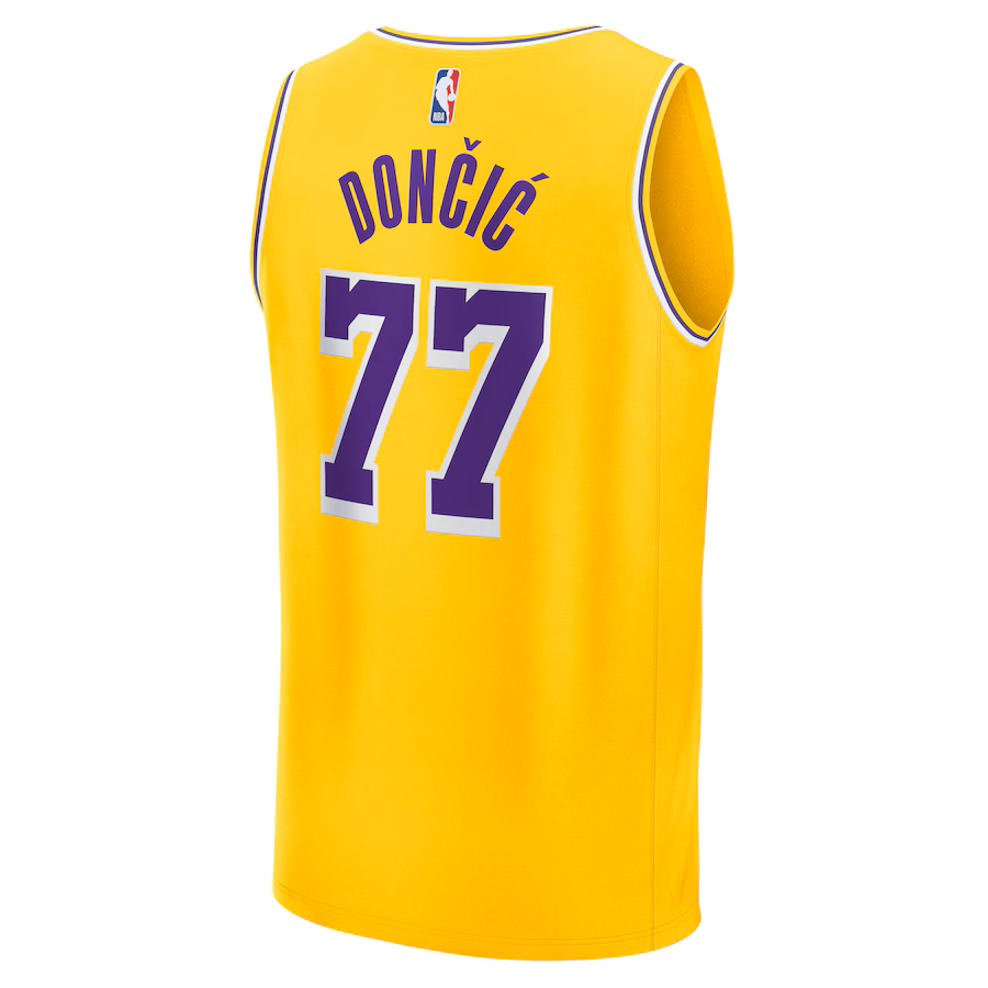 Mens Los Angeles Lakers Luka Doncic Icon Replica Jersey