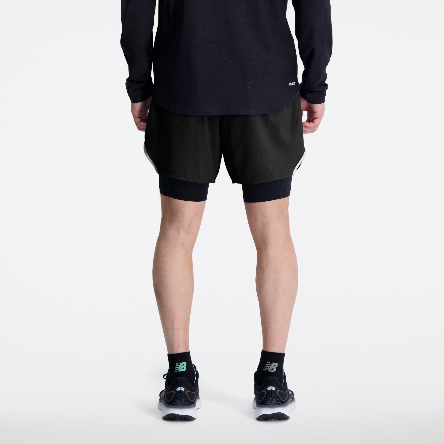 Mens Q-Speed 5 Inch 2 In 1 Short