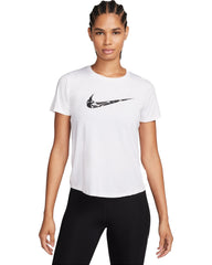 Womens Running Swoosh Short Sleeve T-Shirt